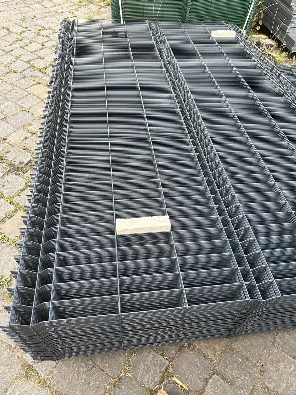 Detail oplocení z PVC panelů 3D